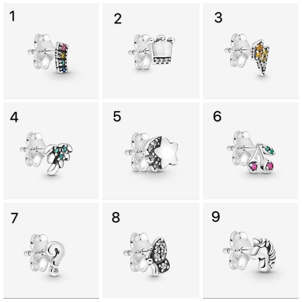 【ME】【ESSENCE】Collection Pan Me My Crown Single Stud Earring 925 silver 298547C01