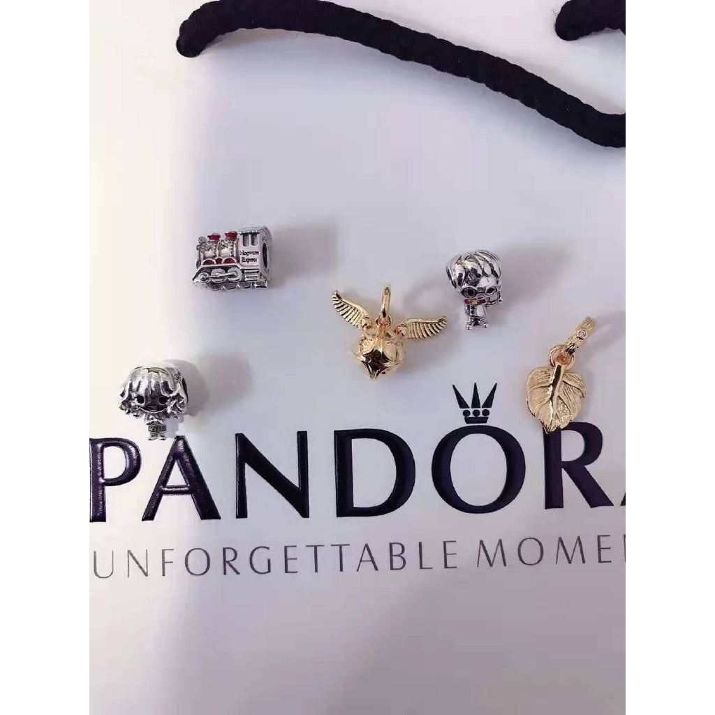 【Moments】Pan Hogwarts Express Train Charm 925 Silver for women Harry Potter Style