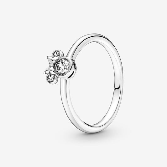 PAN Disy Minnie Mouse Sparkling Head Ring 190074C01 925 silver cartoon classic mickey mouse style