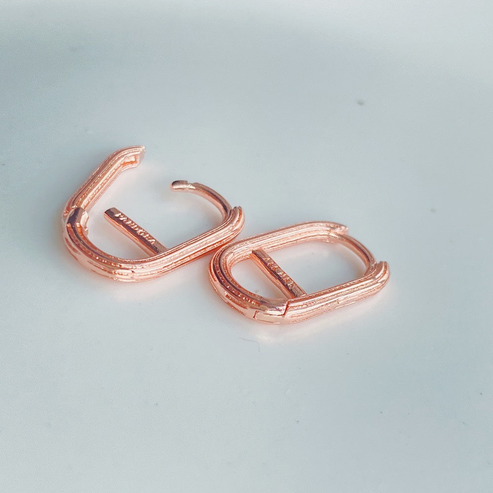 【ME】【ESSENCE】ME Single Link Earring 289657C00 for Small charm Compatible With ME Bracelets rose gold