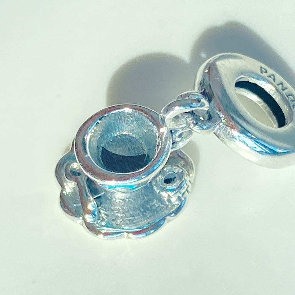 【Moments】Pan Magical Cup of Tea Dangle Charm 925 silver 792207C01 blue pendant Sterling silver