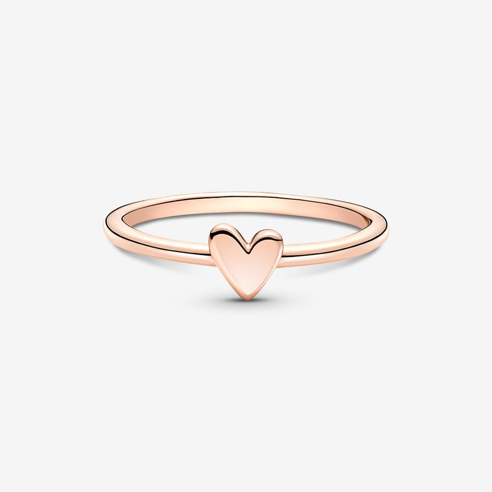 PAN Freehand Heart Ring rose gold 180092C00 Valentine's Day simplicity