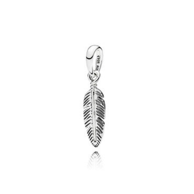 【Moments】pan Spiritual Feather Pendant Necklace 925 silver 397216