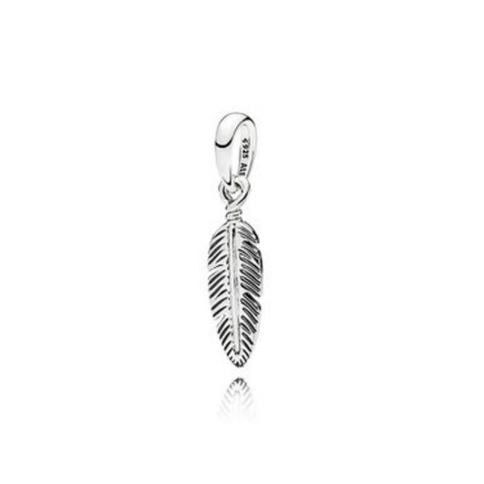 【Moments】pan Spiritual Feather Pendant Necklace 925 silver 397216