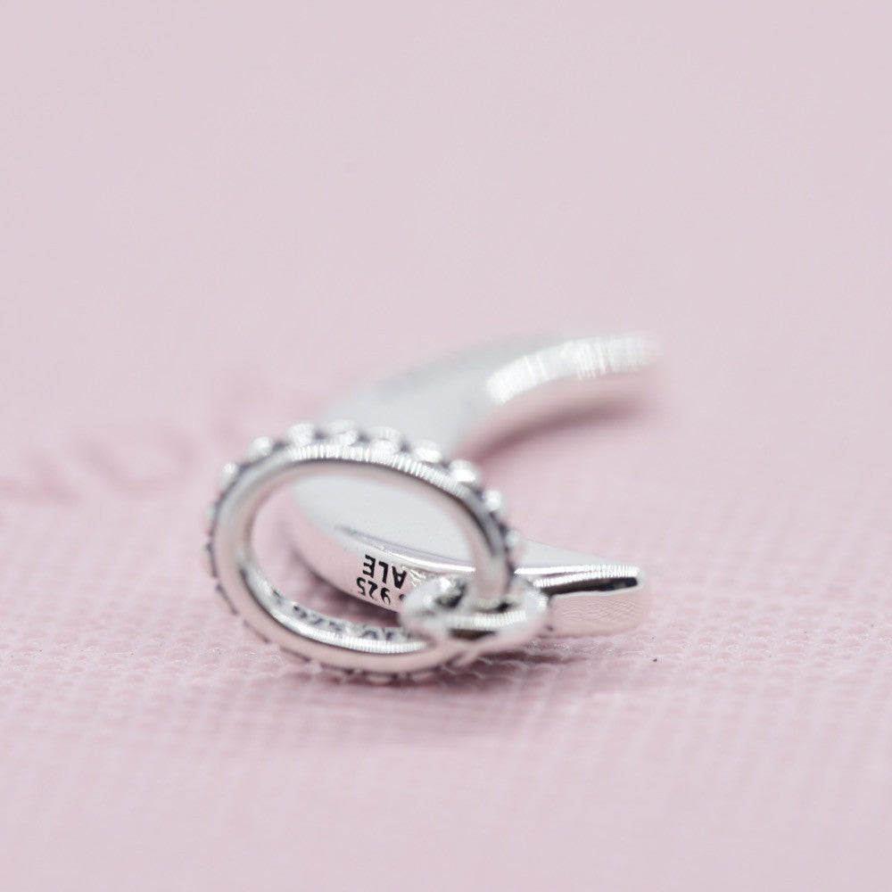 【Moments】Passions Sparkling Crescent Moon Pendant charm 399184C01 925 Silver