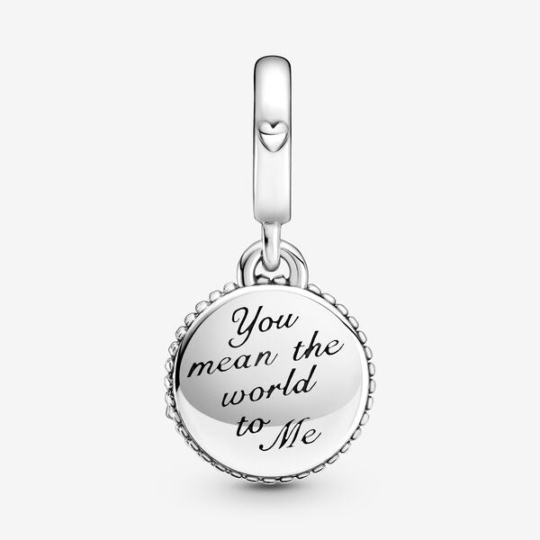 【Moments】Pan Glitter Globe Mom Dangle Charm 799368C01 925 Silver Green Pendant Family Love 2021