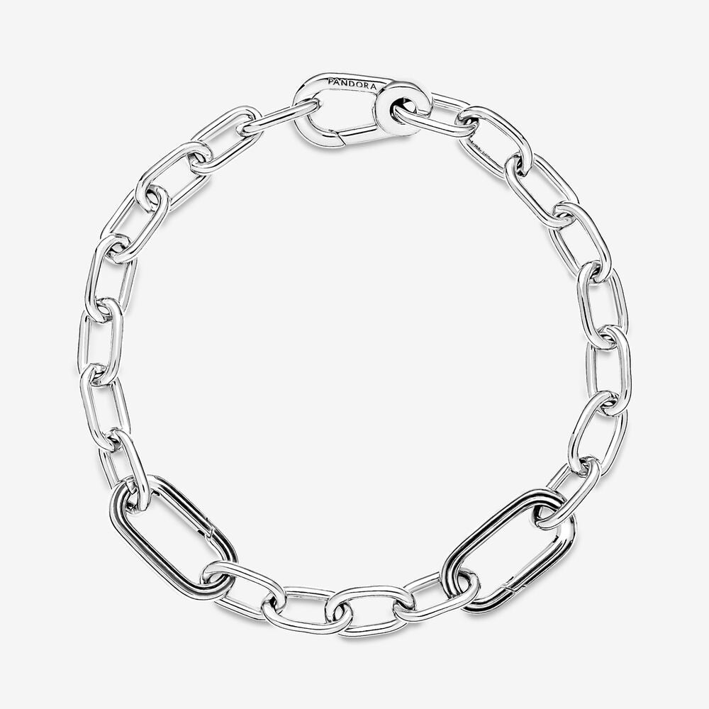 【ME】【ESSENCE】ME Silver Link Chain Bracelet 599662C00  for Small charm Compatible With ME Bracelet