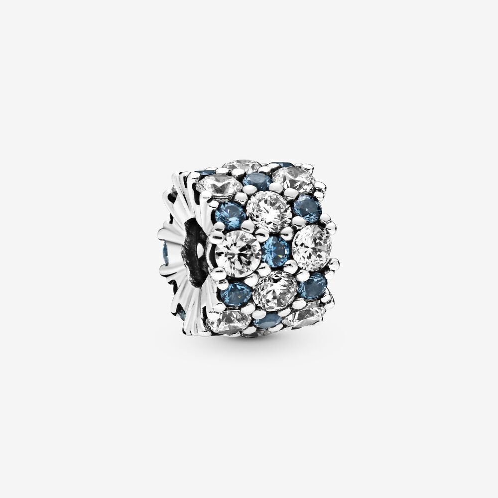 【Moments】Pan Blue & Clear Sparkle Charm 925 Silver for women 798487C01 98487C02