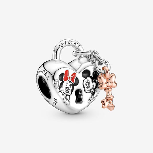 【Moments】PAN Padlock & Heart Key Charm 925 silver 780109C01 spherical Heart key Dis