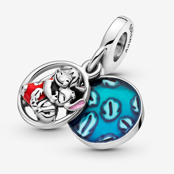 【Moments】Pan Lilo & Stitch Family Dangle Charm 799383C01 animal animated Pendant 925 Silver