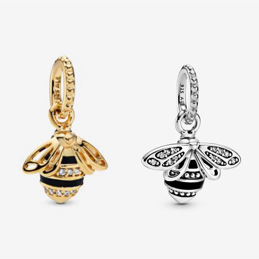 【Moments】PAN Shine Queen Bee Pendant charm gold 925 silver gold 368650C01 398840C01