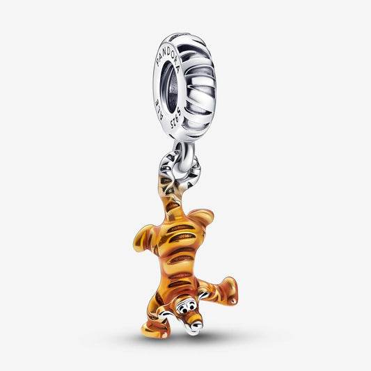 【Moments】Pan Winnie the Pooh Tigger Dangle Charm 925 silver 792213C01 Cartoon animal pendant