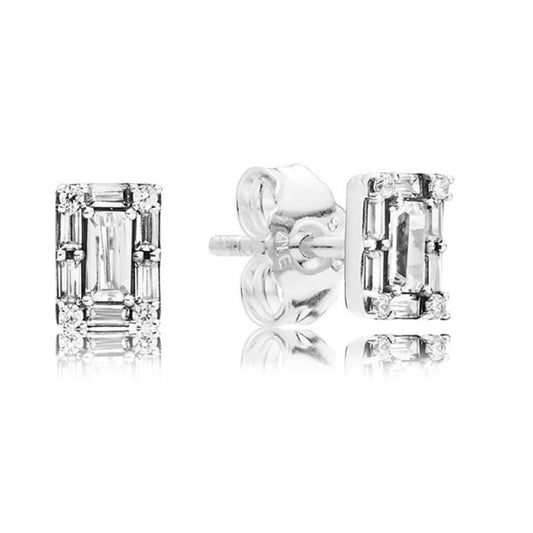 PAN Luminous Ice Stud Earrings 925 silver diamond women 297567CZ