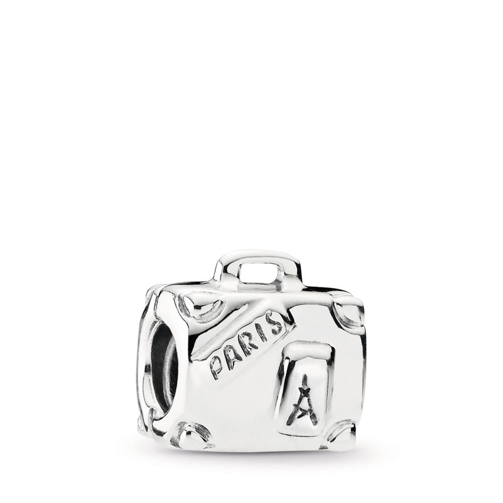 【Moments】PAN Suitcase Silver Travel Charm 925 silver PARIS Baggage 790362