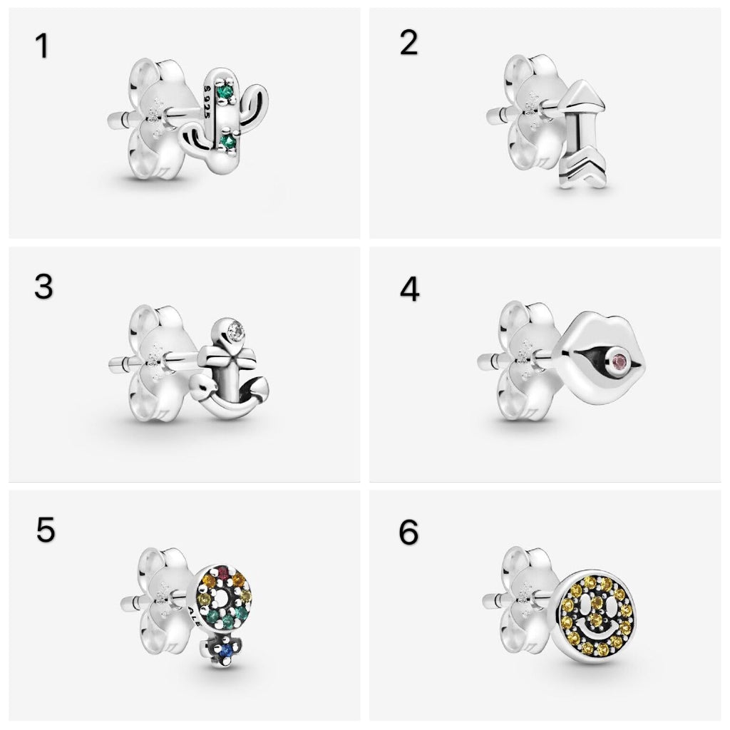 【ME】【ESSENCE】Collection Pan Me My Lovely Cactus Single Stud Earring 925 silver 298542C01