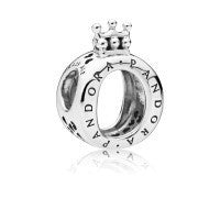 【Moments】CROWN O CHARM Letter O 925 silver pendant rose gold for pan 797401 767401 787401