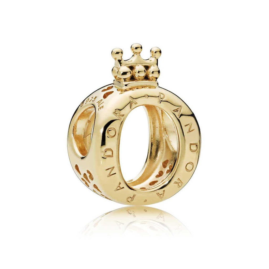 【Moments】CROWN O CHARM Letter O 925 silver pendant rose gold for pan 797401 767401 787401