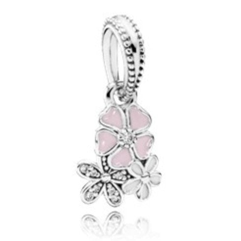 【Moments】Poetic Blooms Pendant Charm Poetic Blooms 925 Silver pink 791824ENMX