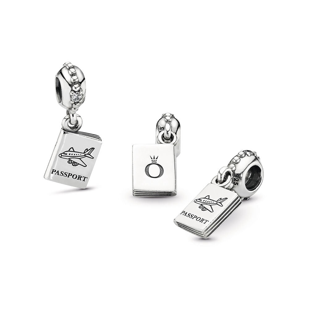 【Moments】Pan PASSPORT SILVER HANGING CHARM 925 Silver for women pendant 791147CZ