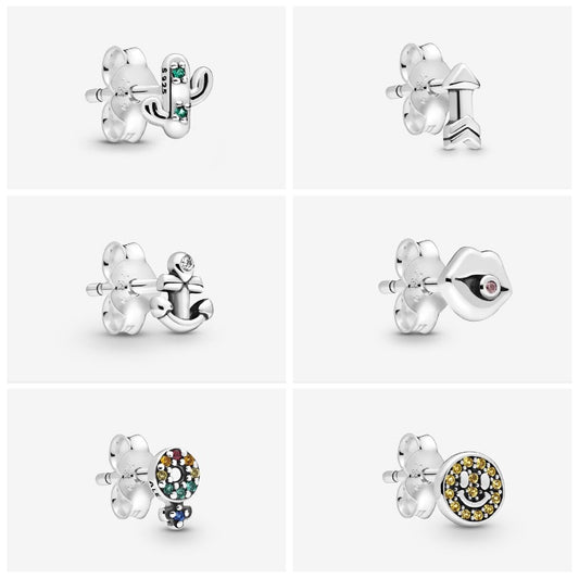 【ME】【ESSENCE】Collection Pan Me My Lovely Cactus Single Stud Earring 925 silver 298542C01