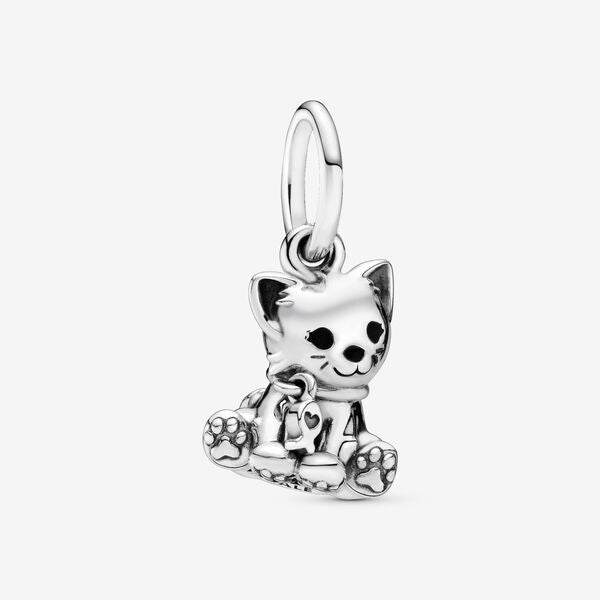 【Moments】Pan Kitty-Cat Hanging Bulldog Puppy Dog Dangle Labrador Charm Bull 925 Silver pendant 798011EN16 798010EN16 798009EN16 798008EN16