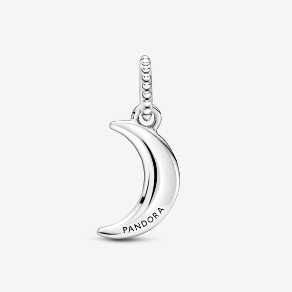 【Moments】Passions Sparkling Crescent Moon Pendant charm 399184C01 925 Silver