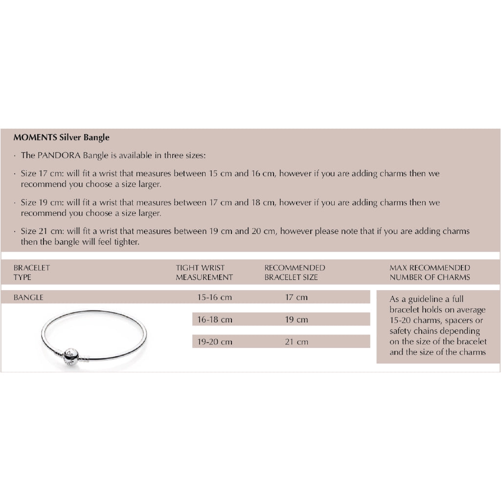 【MOMENTS】SILVER BANGLE BRACELET 925 silver Bangle for pan 590713