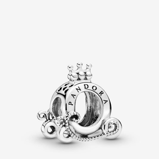 【Moments】Pan Polished Crown O Carriage Charm 925 Silver for women 798323