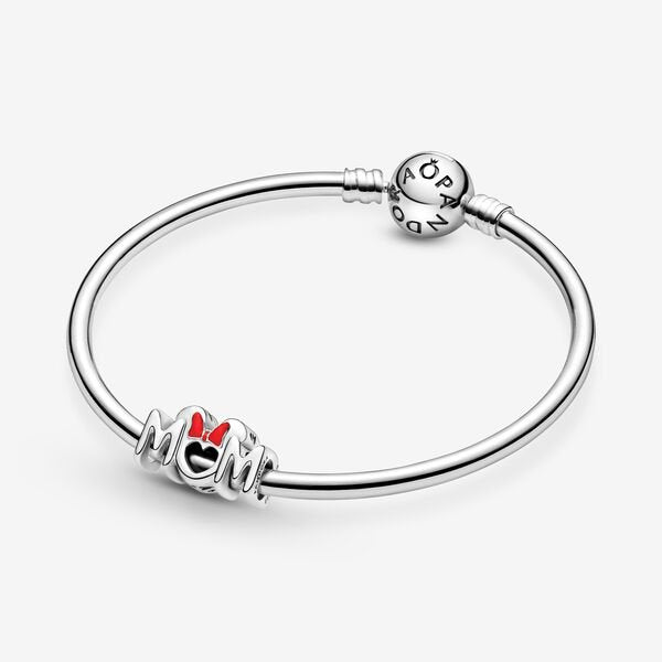 【Moments】Pan Minnie Mouse Bow & Mum Charm 799363C01 925 Silver Mother's Day Rad Bow 2021