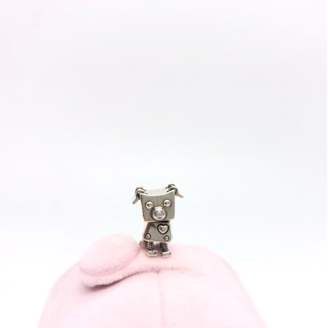 【MOMENTS】BOBBY BOT DOG CHARM 925 silver cute pendant Move for pan 797551EN12