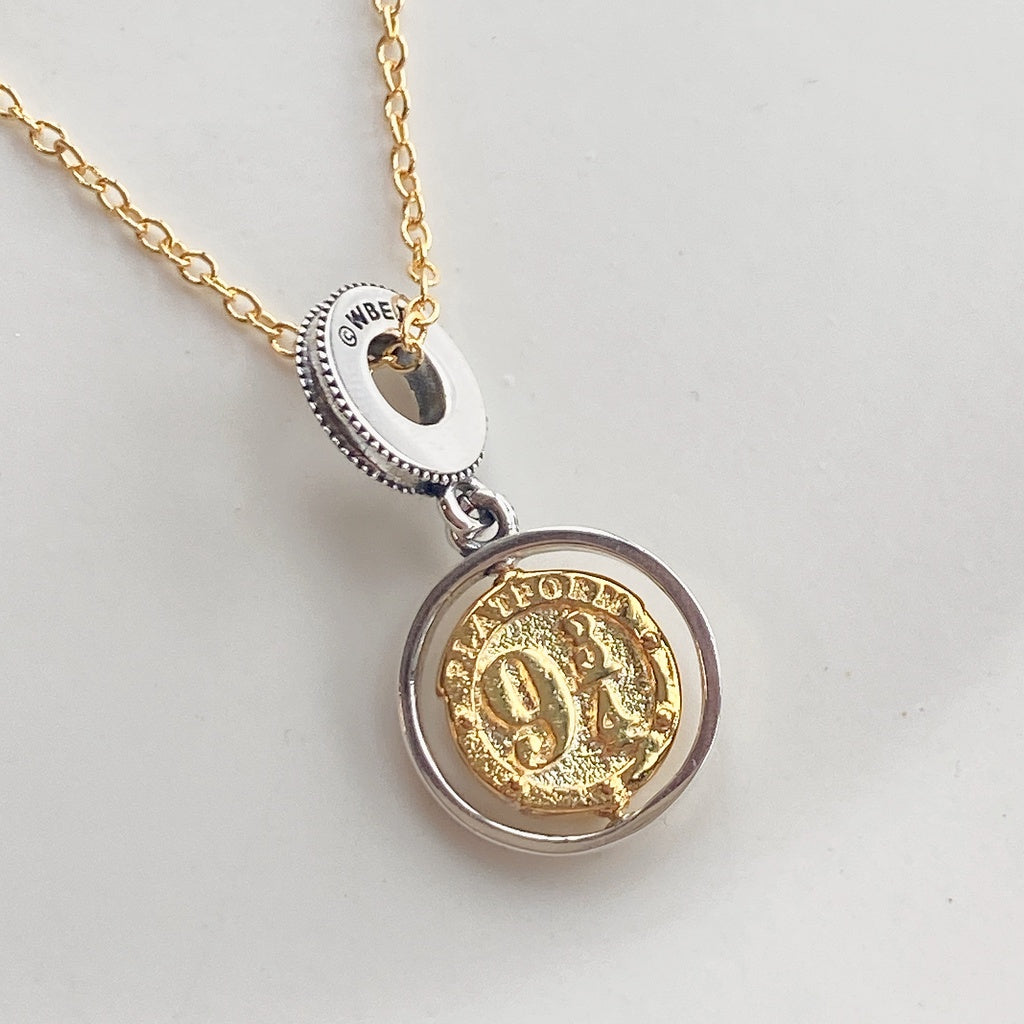 【Moments】Pan Hary Potter Hedwig Spinning Dangle Charm pendant charm 760035C00 gold silver