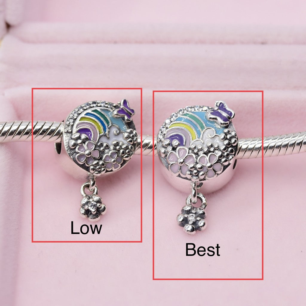 【Moments】FLOWER COLOUR STORY CHARM 925 silver pendant rainbow 797999ENMX