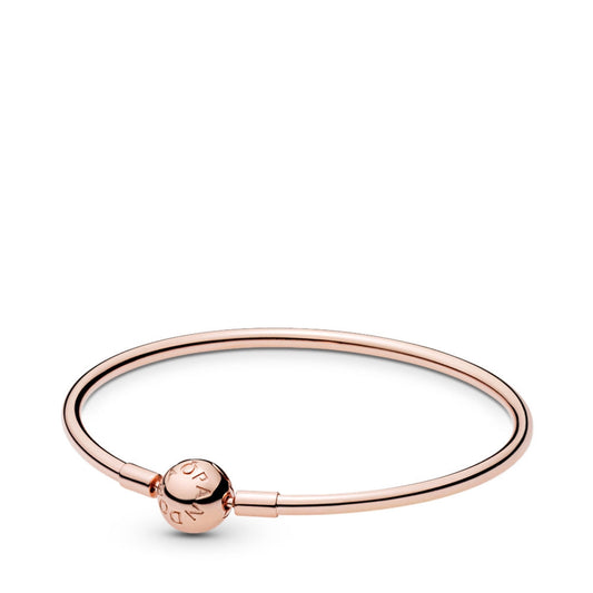 【MOMENTS】PAN ROSE MOMENTS BANGLE 925 silver rose gold for women BRACELET 587132