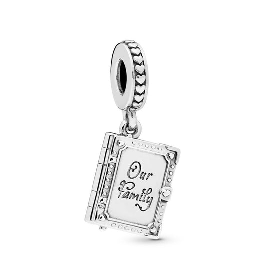 【Moments】Pan FAMILY BOOK HANGING CHARM 925 Silver for women pendant 798105