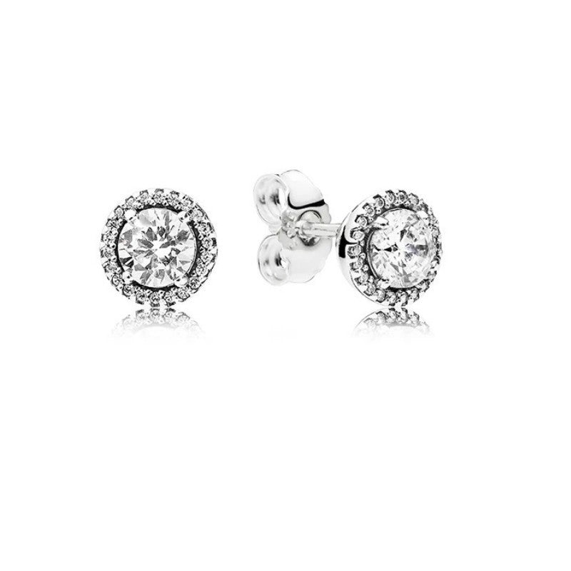 PAN Classic Elegance Rose gold Earrings 925 silver