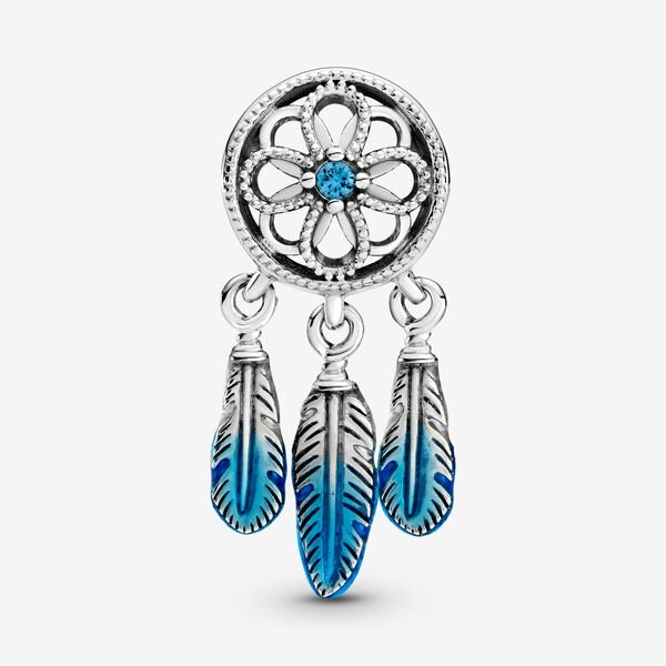 【MOMENTS】PAN Blue Dreamcatcher Charm 925 Silver pendant 799341C01 Classic