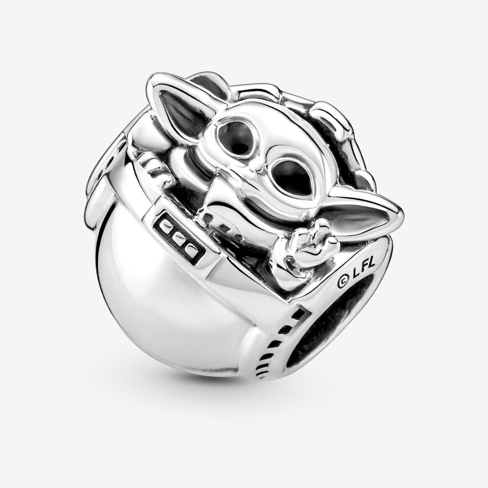 【Moments】PAN Star Wars Grogu™ & Crib Charm 799511C01 925 silver Sterling Silver