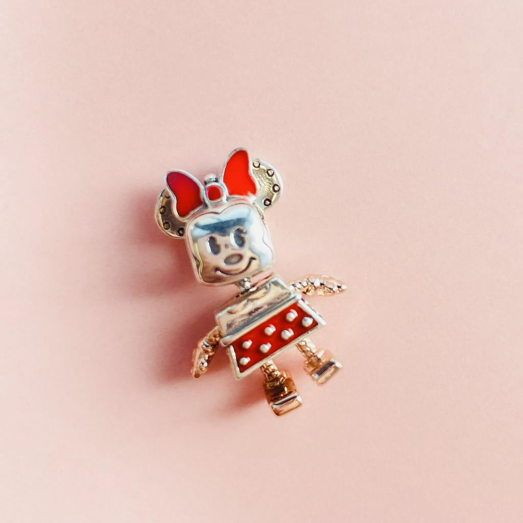 【Moments】Pan Limited Edition Mickey Mouse Robot Charm Minnie charm 789073C01 789090C01