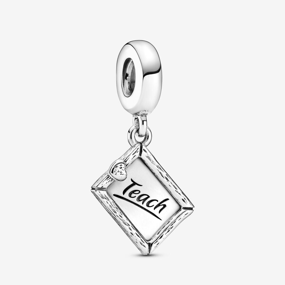 【Moments】PAN Chalkboard Dangle Charm pendant 799108C00 925 silver Teach With Heart