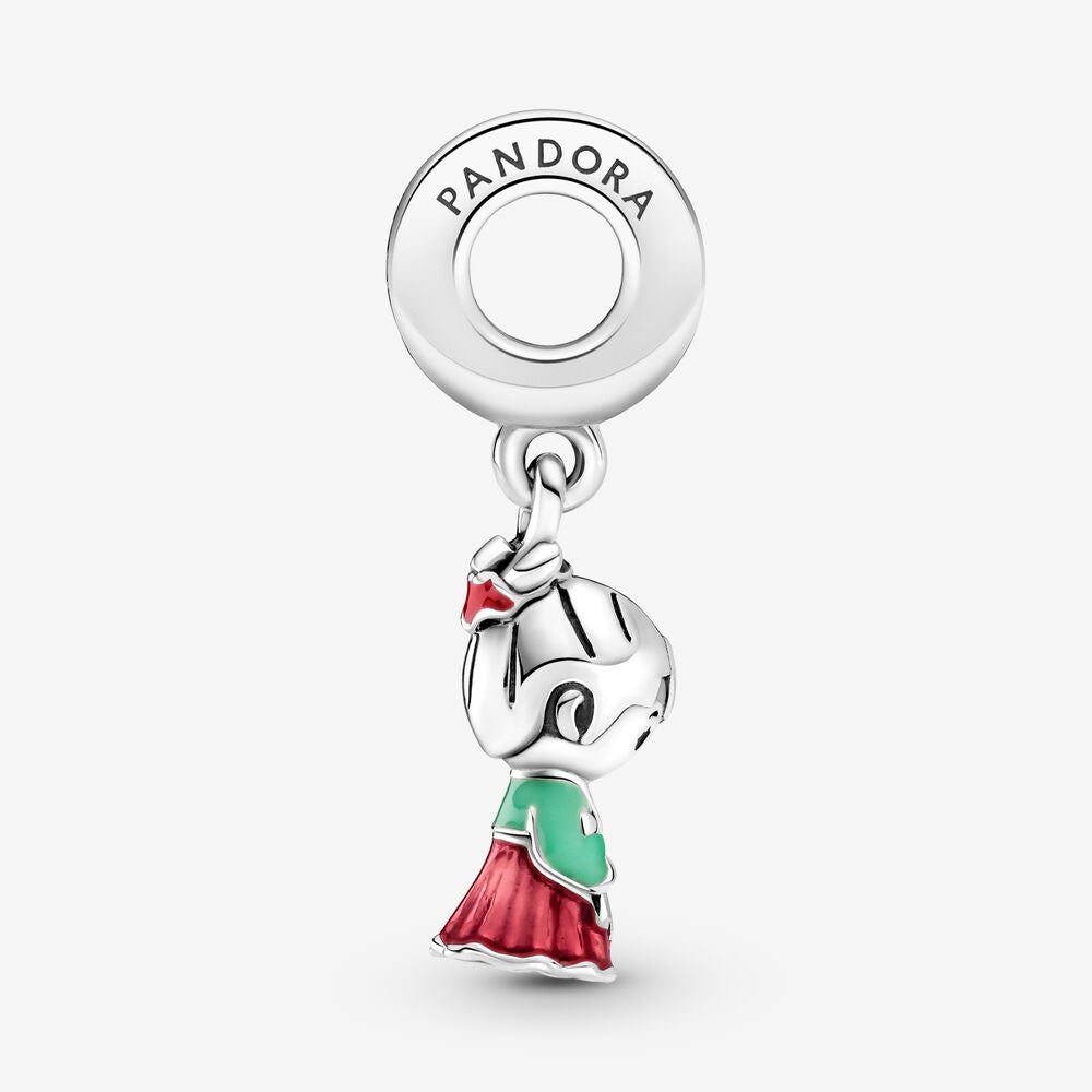 【Moments】Pan Korean Doll Hanbok Dangle Charm 799499C01 Clear 925 silver Cute Doll pendant Korea