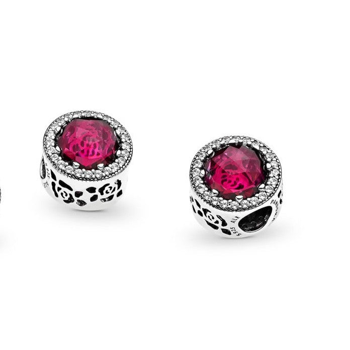 【Moments】Pan  DIS BELLE'S BEAUTY AND THE BEAST PINK ROSE CHARM 925 Silver  792140NCC