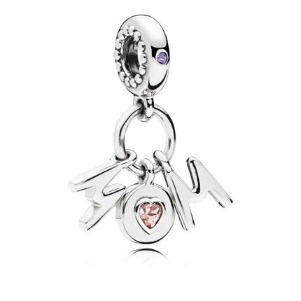 【Moments】Perfect Mum Hanging Charm 925 silver pink pendant for pan 797059NSP