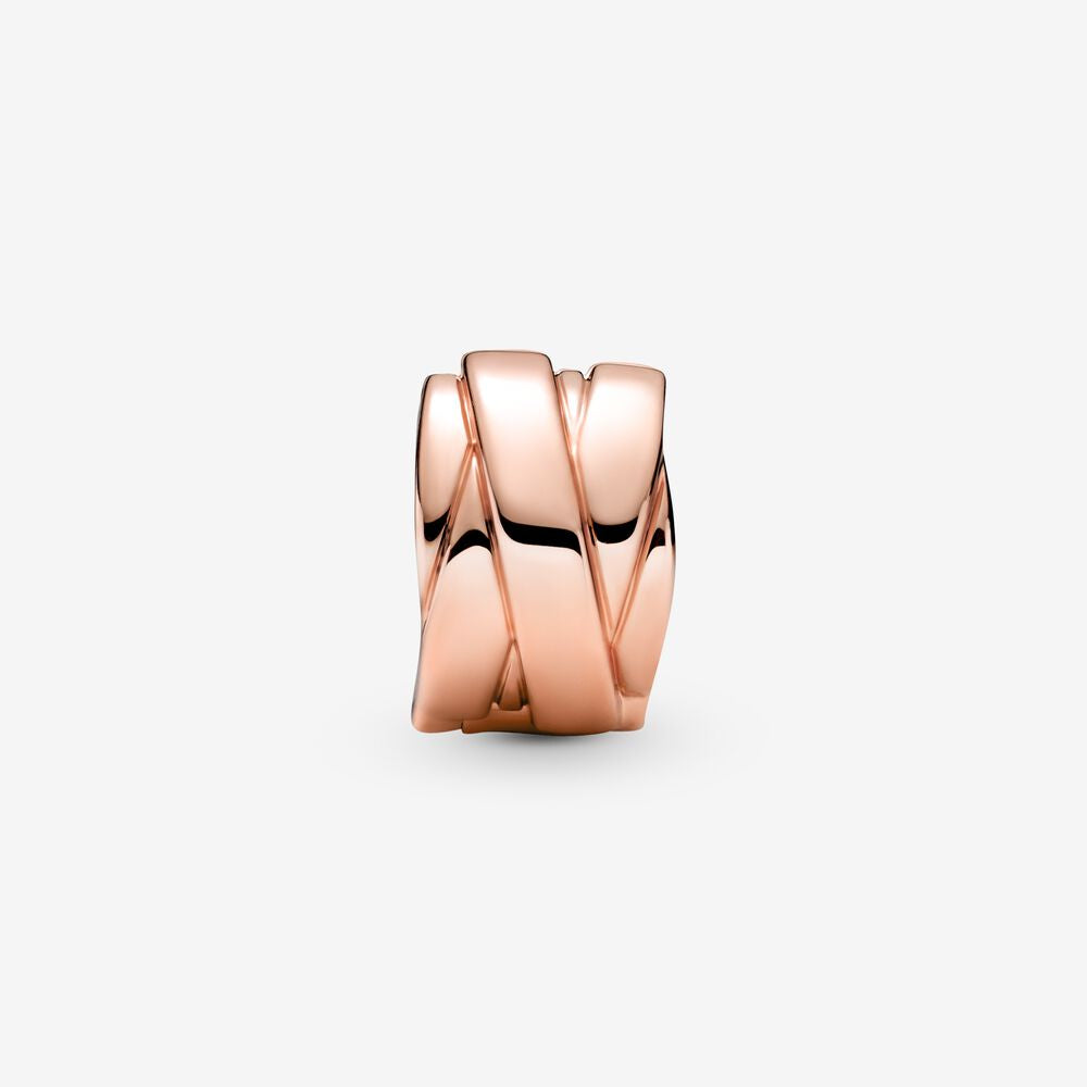【Moments】Pan Polished Ribbons Clip Charm  Ribbon pattern 2021 for women girls 789502C00