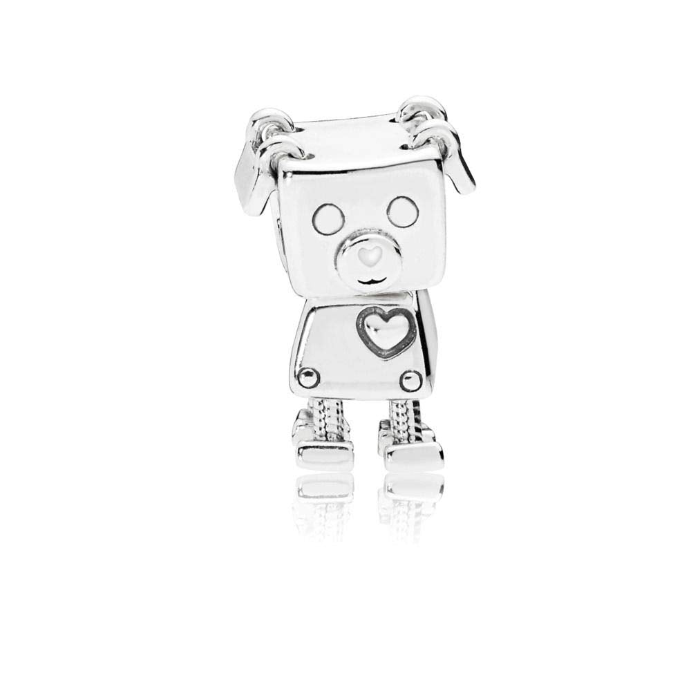 【MOMENTS】BOBBY BOT DOG CHARM 925 silver cute pendant Move for pan 797551EN12