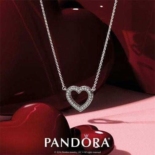 Pan Loving Hearts of PAN Necklace 925 silver diamond 590534CZ