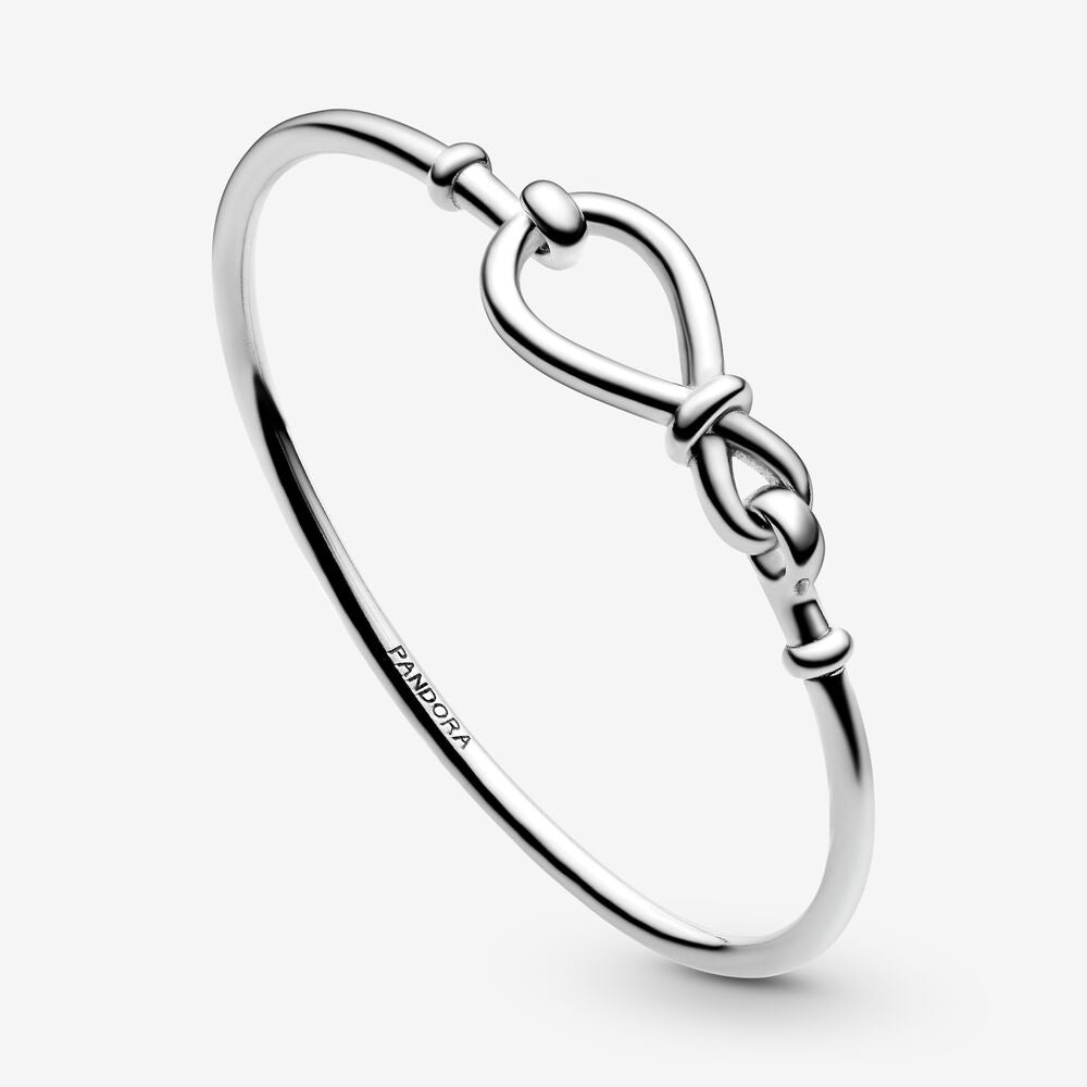 PAN Infinity Knot Bangle 925 silver 598893C00  for women silver bracelet forever symbol