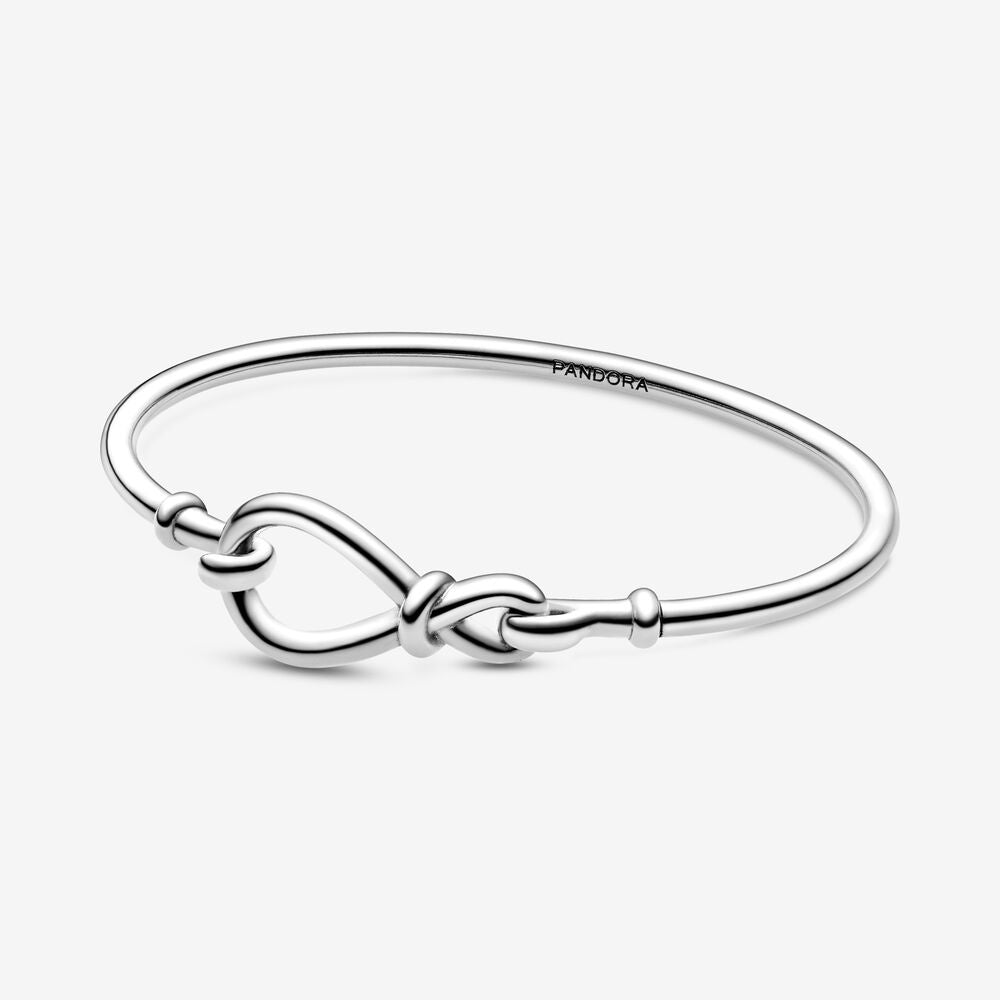 PAN Infinity Knot Bangle 925 silver 598893C00  for women silver bracelet forever symbol