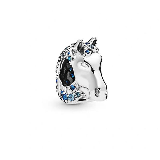 【Moments】Disney Frozen Nokk Horse Charm 925 Silver for women Blue for pan 798454C01