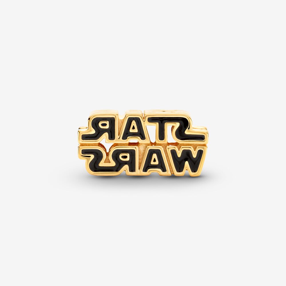 【Moments】Star Wars PAN St** Wars Silver 3D Logo Charm gold 925 silver 799246C01 769247C01