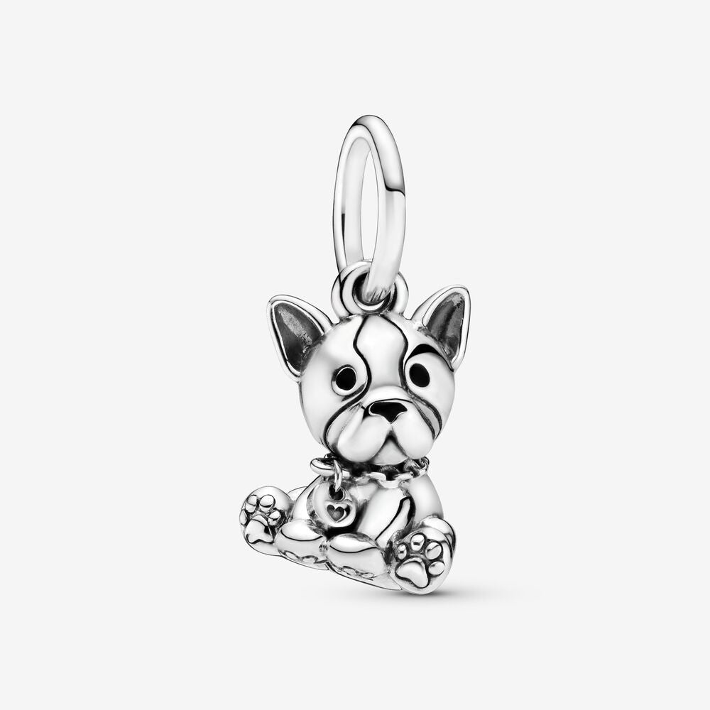 【Moments】Pan Kitty-Cat Hanging Bulldog Puppy Dog Dangle Labrador Charm Bull 925 Silver pendant 798011EN16 798010EN16 798009EN16 798008EN16